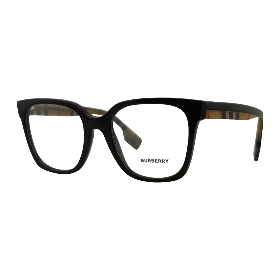Burberry BE2427U 3001 Shiny Black Frame Demo Lens 54mm Women 4