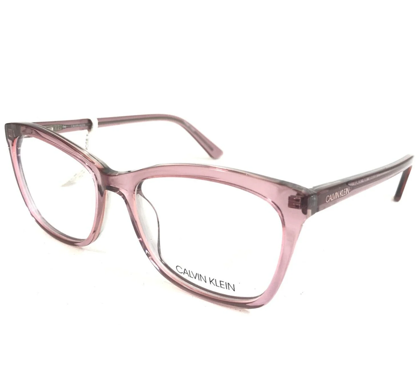 Calvin Klein Eyeglasses Frames CK19529 535 Clear Pink Gray Cat Eye 54-17-140
