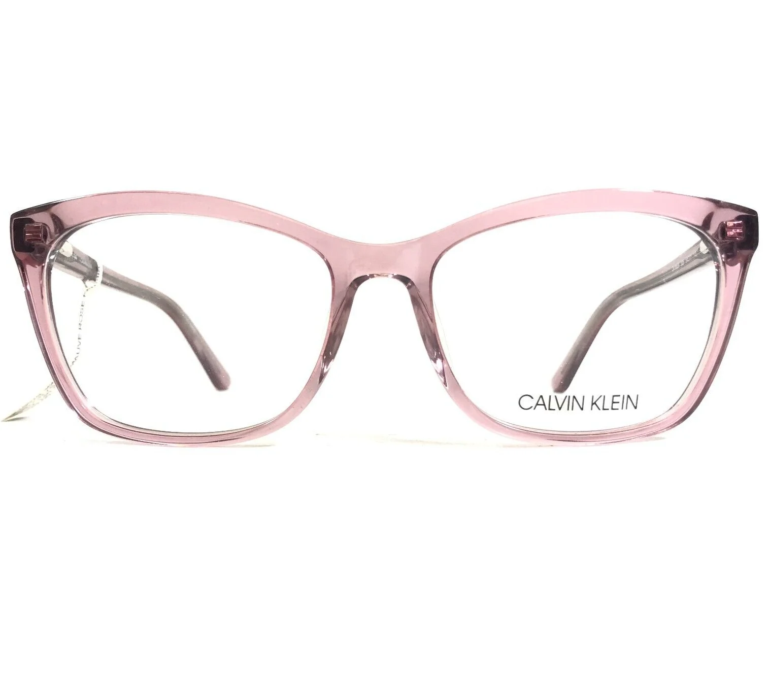 Calvin Klein Eyeglasses Frames CK19529 535 Clear Pink Gray Cat Eye 54-17-140 2