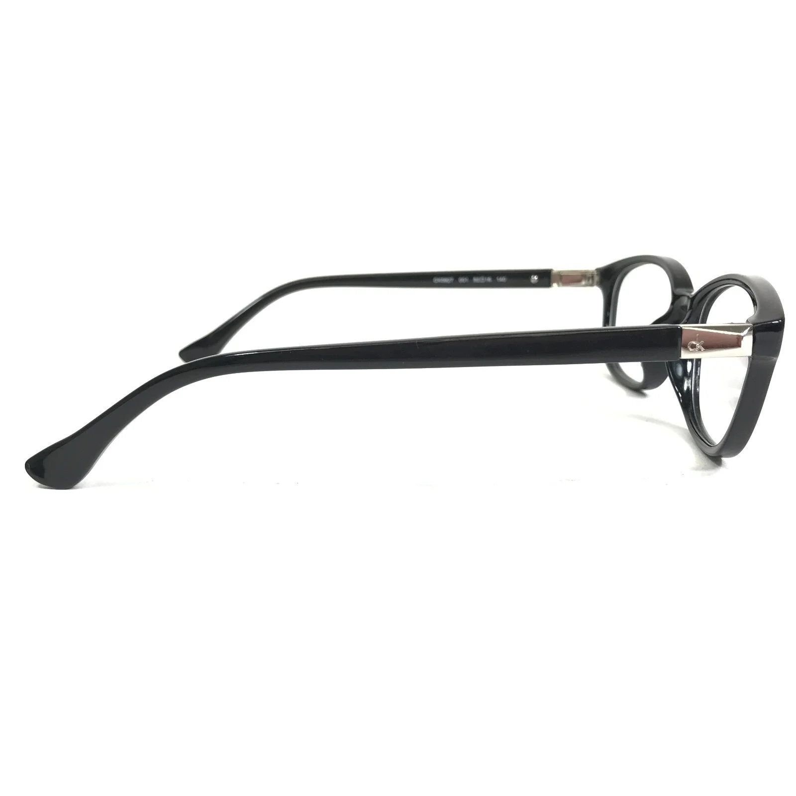 Calvin Klein Eyeglasses Frames CK5927 001 Shiny Black Silver Cat Eye 52-16-140 4