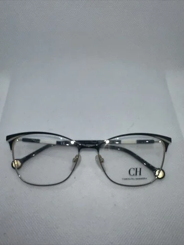 Carolina Herrera VHE154K 55/15 140 Black Gold Women Eyeglass Frames Y56