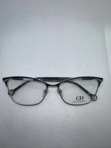 Carolina Herrera VHE154K 55/15 140 Black Gold Women Eyeglass Frames Y56 2