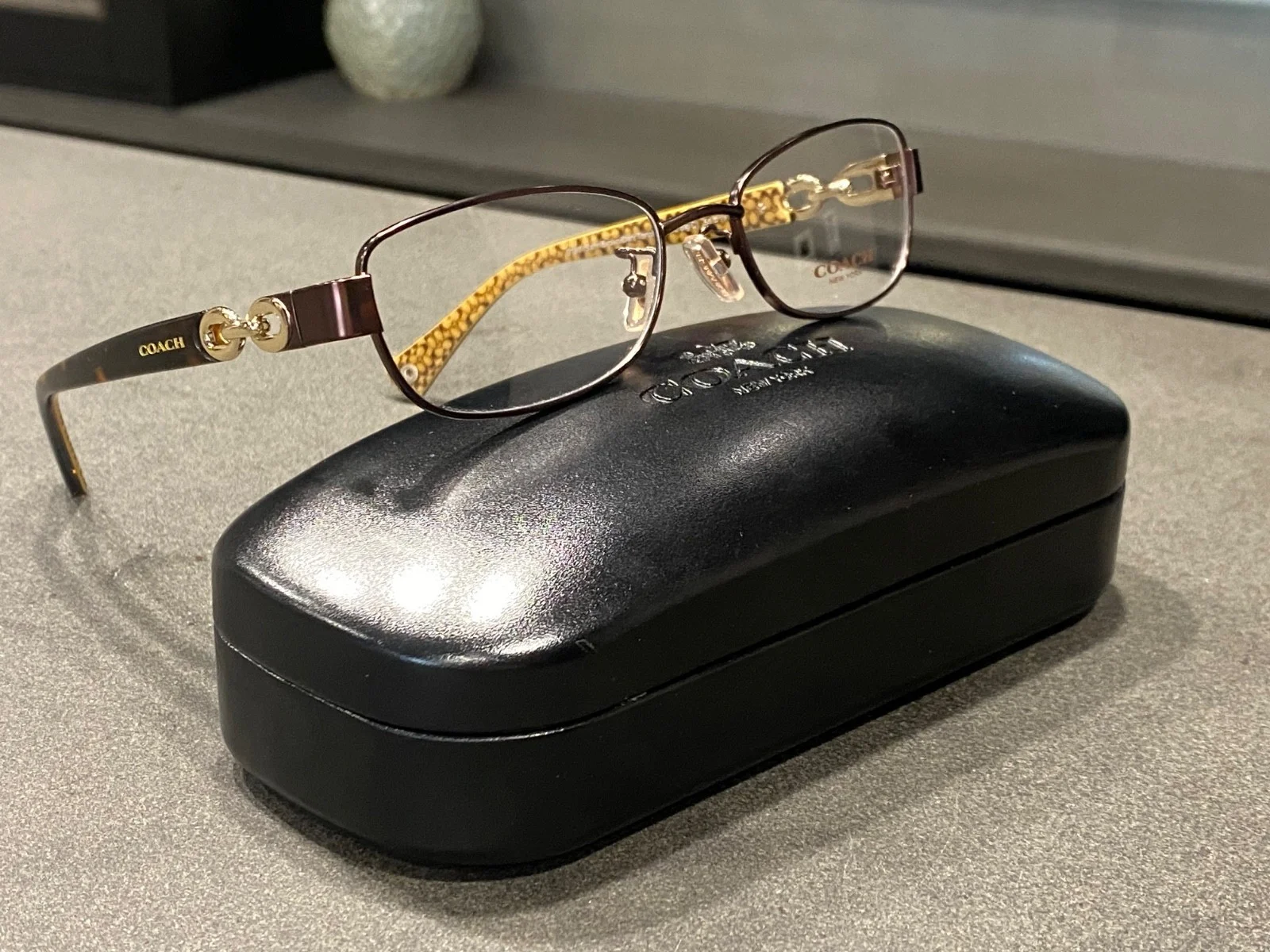 COACH HC 5054 9187 Women’s Eyeglasses | Satin Brown 51-17-135mm Authentic