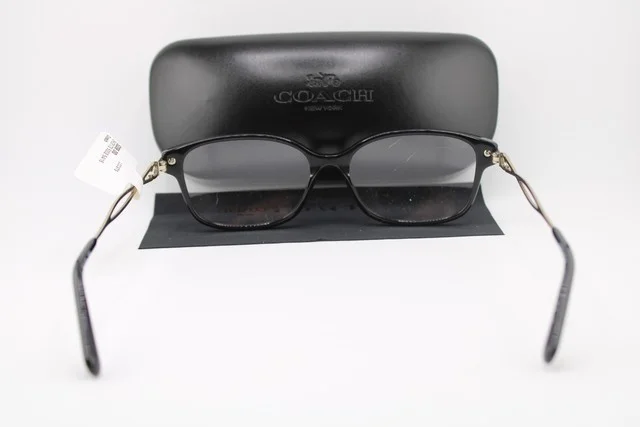 NEW COACH HC 6172 5002 BLACK GOLD GUNMETAL AUTHENTIC EYEGLASSES 54-16 2