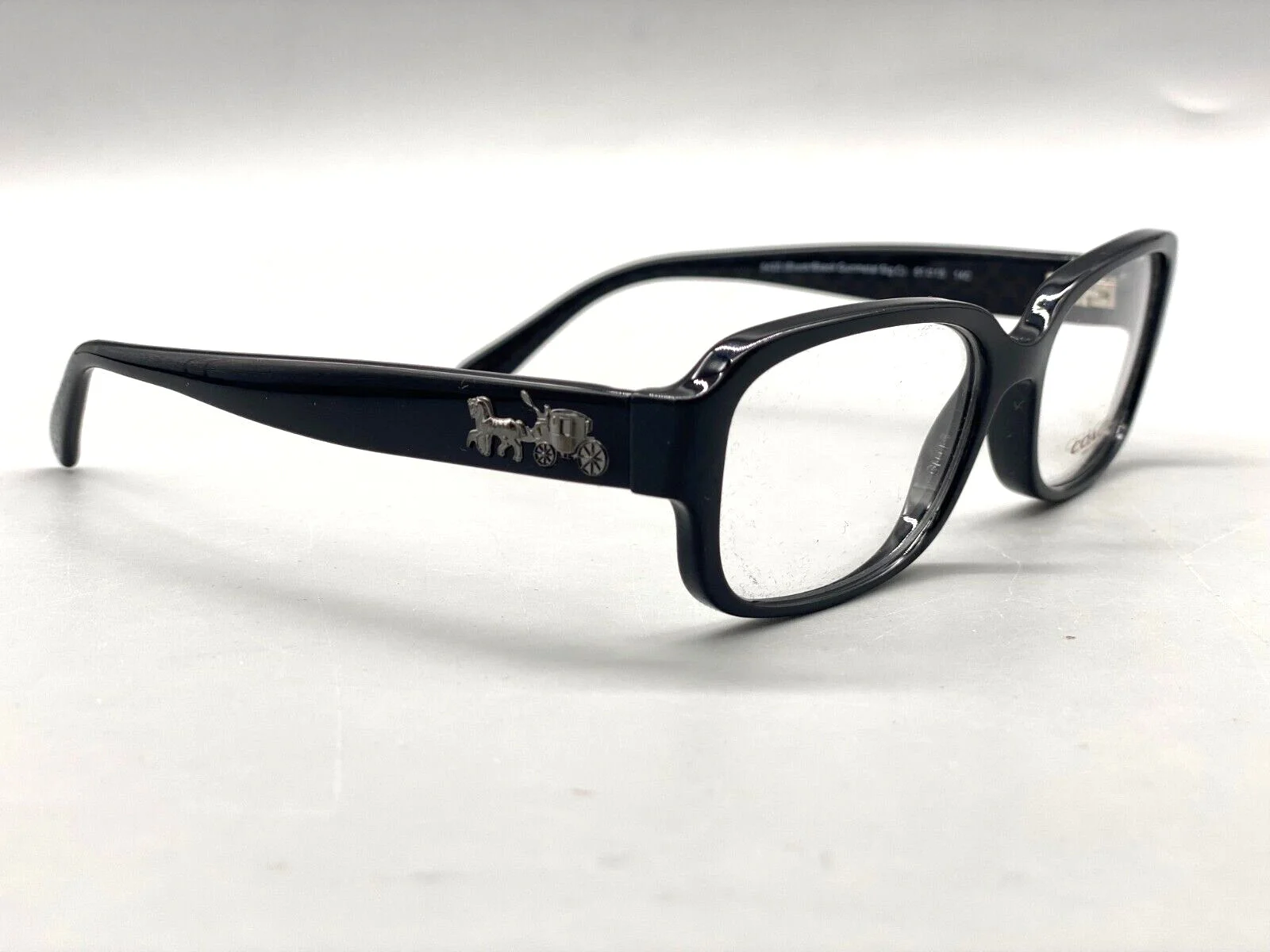 NEW COACH HC 6172 5002 BLACK GOLD GUNMETAL AUTHENTIC EYEGLASSES 54-16 4