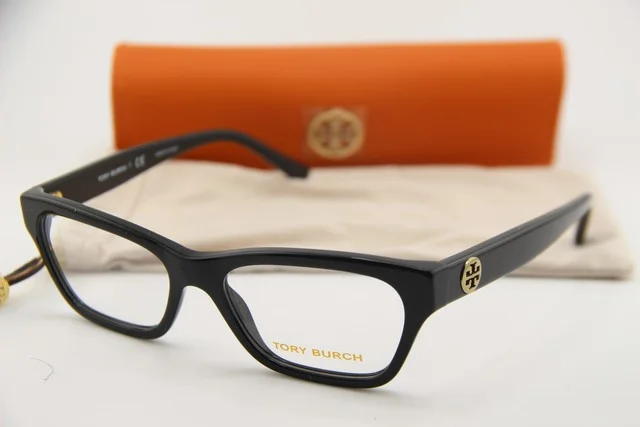 NEW TORY BURCH TY 2097 1709 BLACK GOLD AUTHENTIC EYEGLASSES 51-16